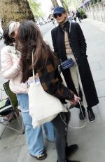 ELIZABTH OLSEN Out and About in London 04/26/2022