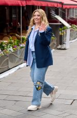 ELLA HENDERSON Arrives at Global Radio in London 04/28/2022