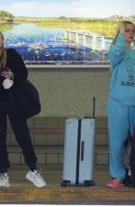 ELLE and DAKOTA FANNING Arrives in Miami 04/08/2022