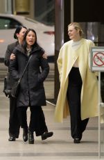 ELLE FANNING and LUCY LIU Leaves Dinner at Nobu in New York 03/31/2022