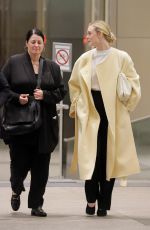 ELLE FANNING and LUCY LIU Leaves Dinner at Nobu in New York 03/31/2022