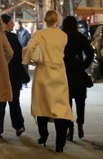 ELLE FANNING and LUCY LIU Leaves Dinner at Nobu in New York 03/31/2022