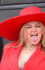 ELLE KING at 64th Annual Grammy Awards in Las Vegas 04/03/2022