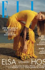 ELSA HOSK for Elle magazine, Denmark April 2022