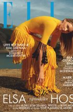 ELSA HOSK in Elle magazine, Denmark April 2022