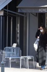 EMILIA CLARKE on the Set of The Pod Generation in Brussels 03/19/2022