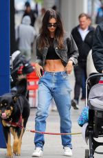 EMILY RATAJKOWSKI and Sebastian Bear McClard Out with Their Baby and Dog in New York 04/24/2022