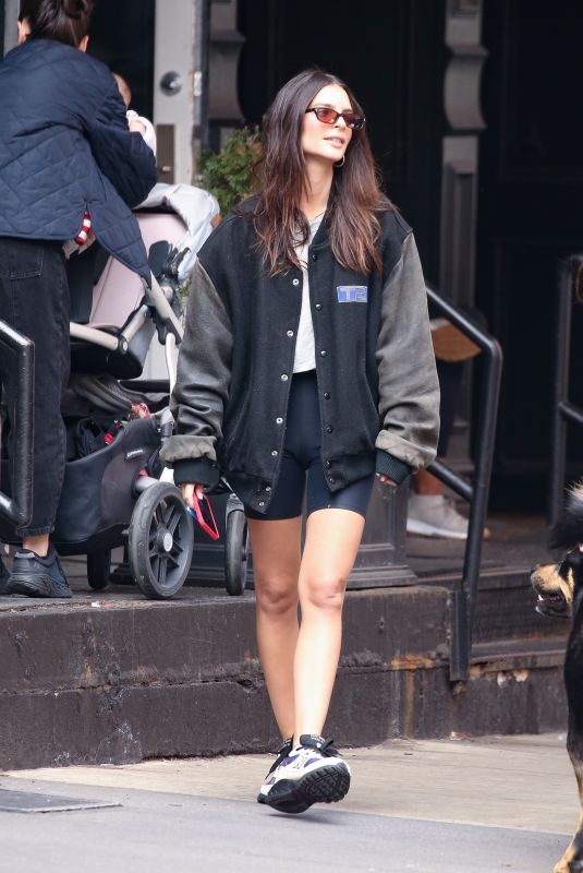 EMILY RATAJKOWSKI Out for Coffee in New York 04/23/2022