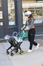 EMILY RATAJKOWSKI Out with Her Baby in New York 04/02/2022