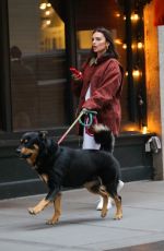 EMILY RATAJKOWSKI Out with Her Dog Colombo in New York 04/05/2022