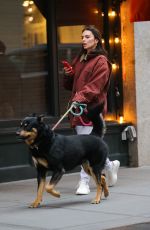 EMILY RATAJKOWSKI Out with Her Dog Colombo in New York 04/05/2022