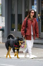 EMILY RATAJKOWSKI Out with Her Dog Colombo in New York 04/05/2022