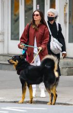 EMILY RATAJKOWSKI Out with Her Dog Colombo in New York 04/05/2022