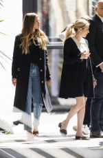 EMMA ROBERTS and SOFIA RICHIE Out in New York 04/08/2022