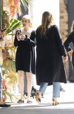 EMMA ROBERTS and SOFIA RICHIE Out in New York 04/08/2022