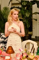 EMMA ROBERTS at Valentino & Bergdorf Goodman Celebrate Rendez-vous Collection New York 04/07/2022