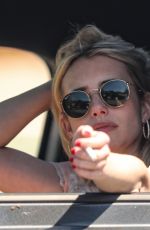 EMMA ROBERTS Out for Lunch and Coffee in West Hollywood 04/13/2022