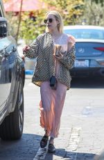 EMMA ROBERTS Out for Lunch and Coffee in West Hollywood 04/13/2022