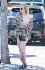 EMMA ROBERTS Out for Lunch and Coffee in West Hollywood 04/13/2022