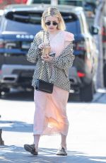 EMMA ROBERTS Out for Lunch and Coffee in West Hollywood 04/13/2022