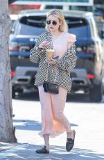 EMMA ROBERTS Out for Lunch and Coffee in West Hollywood 04/13/2022