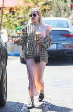 EMMA ROBERTS Out for Lunch and Coffee in West Hollywood 04/13/2022