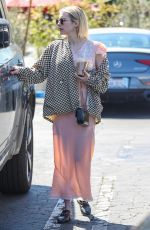 EMMA ROBERTS Out for Lunch and Coffee in West Hollywood 04/13/2022