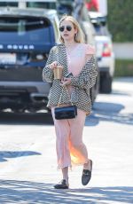 EMMA ROBERTS Out for Lunch and Coffee in West Hollywood 04/13/2022