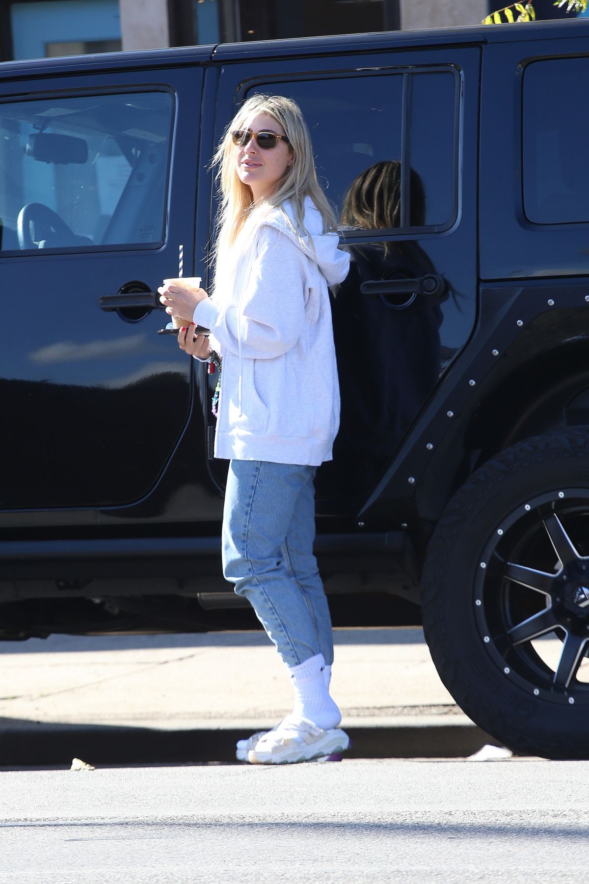 EMMA SLATER Out for Coffee at Bluestone Lane in Los Angeles 04/23/2022 ...