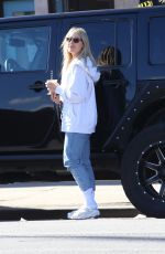 EMMA SLATER Out for Coffee at Bluestone Lane in Los Angeles 04/23/2022