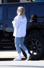 EMMA SLATER Out for Coffee at Bluestone Lane in Los Angeles 04/23/2022