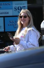 EMMA SLATER Out for Coffee at Bluestone Lane in Los Angeles 04/23/2022