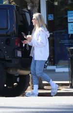 EMMA SLATER Out for Coffee at Bluestone Lane in Los Angeles 04/23/2022