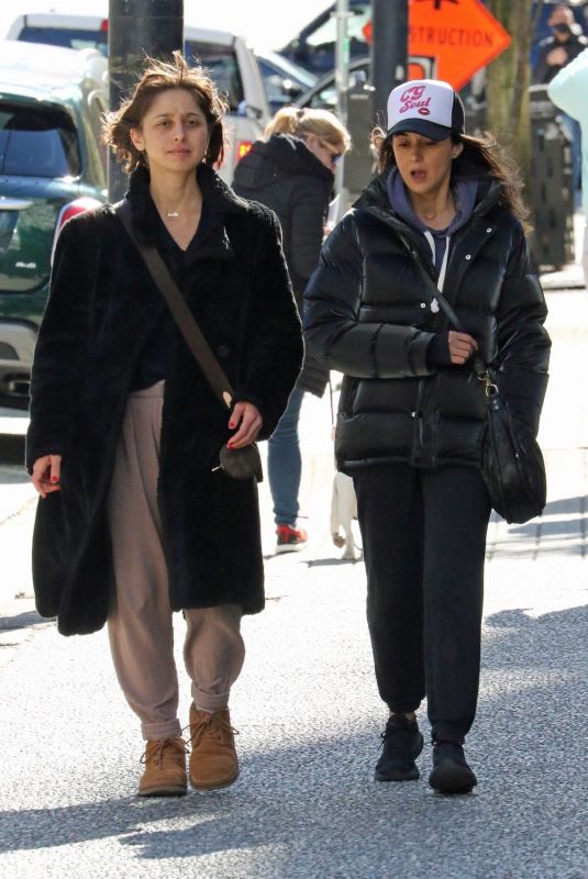 EMMANUELLE CHRIQUI and SOFIA HAMSIK Out in Vancouver 04/10/2022