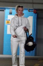 ERIKA JAYNE Leaves a Counseling Office in Santa Monica 04/20/2022