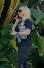 ERIKA JAYNE Outside Her Home in Los Angeles 04/05/2022