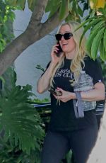 ERIKA JAYNE Outside Her Home in Los Angeles 04/05/2022