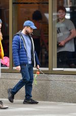 ERIN DARKE and Daniel Radcliffe Out with Their Dog in New York 04/06/2022