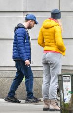 ERIN DARKE and Daniel Radcliffe Out with Their Dog in New York 04/06/2022