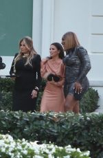 EVA LONGORIA and SERENA WILLIAMS Arrives at a Pre-wedding Dinner in Honor of Brooklyn Beckham  Nicola Peltz in Palm Beach 04/08/2022