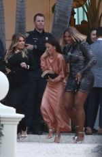 EVA LONGORIA and SERENA WILLIAMS Arrives at a Pre-wedding Dinner in Honor of Brooklyn Beckham  Nicola Peltz in Palm Beach 04/08/2022