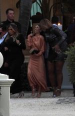 EVA LONGORIA and SERENA WILLIAMS Arrives at a Pre-wedding Dinner in Honor of Brooklyn Beckham  Nicola Peltz in Palm Beach 04/08/2022