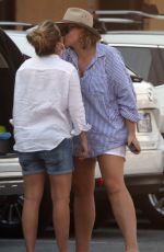 FIONA FALKINER and HAYLEY WILLIS Arrives in Perth 04/22/2022