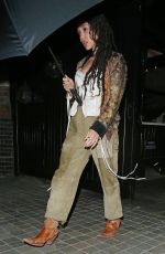 FKA TWIGS Arrives at Chiltern Firehouse in London 04/27/2022