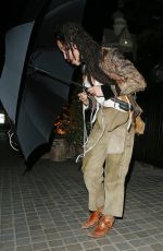FKA TWIGS Arrives at Chiltern Firehouse in London 04/27/2022