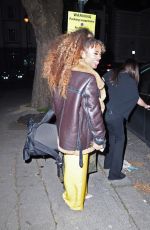 FLEUR EAST Leaves The Kardashians VIP Screening in London 04/11/202