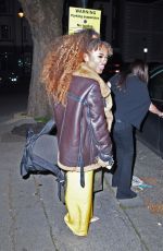 FLEUR EAST Leaves The Kardashians VIP Screening in London 04/11/202