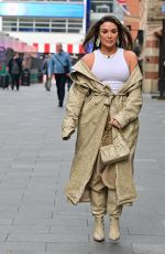 FRANKIE SIMS Arrives at The Londoner Hotel 03/30/2022