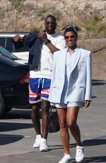 GABRIELLE UNION and Dwyane Wade Arrives at a Hotel in Calabasas 04/01/2022
