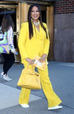 GARCELLE BEAUVAIS Heading to CBS Studios to Promote Her New Book Love Me as I Am in New York 04/13/2022